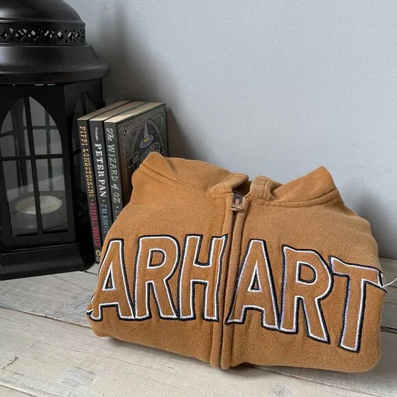 Carhartt Boys' Zip-up Hooded Long Sleeve Sweatshirt - Picture 2 of 11